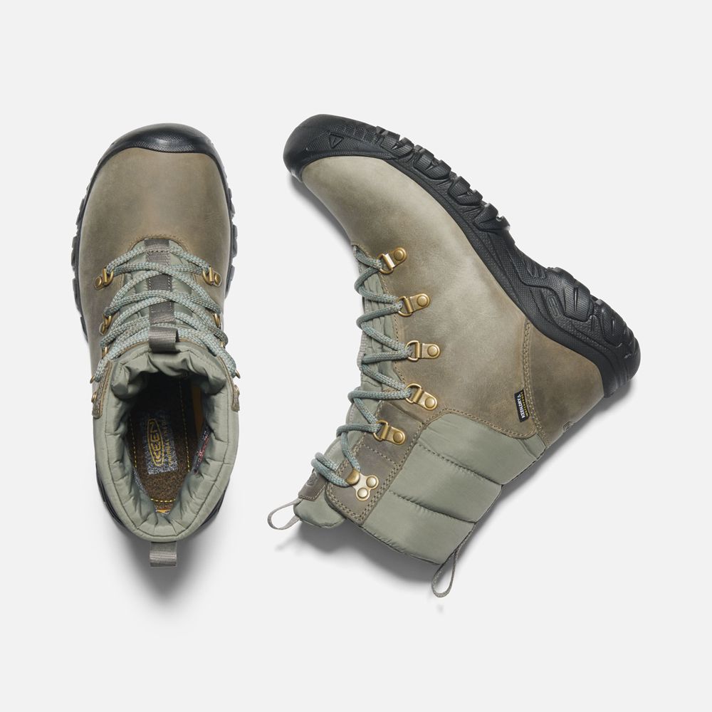 Keen Outdoor Bot Kadın Zeytin Yeşili - Greta Waterproof - Türkiye KFAZ71396